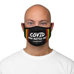 Load image into Gallery viewer, Fitted Face Mask (COVID- PAN- BLK)
