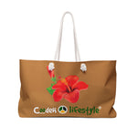 Load image into Gallery viewer, Coodeh Weekender Bag (BIGFLWR-BRN)

