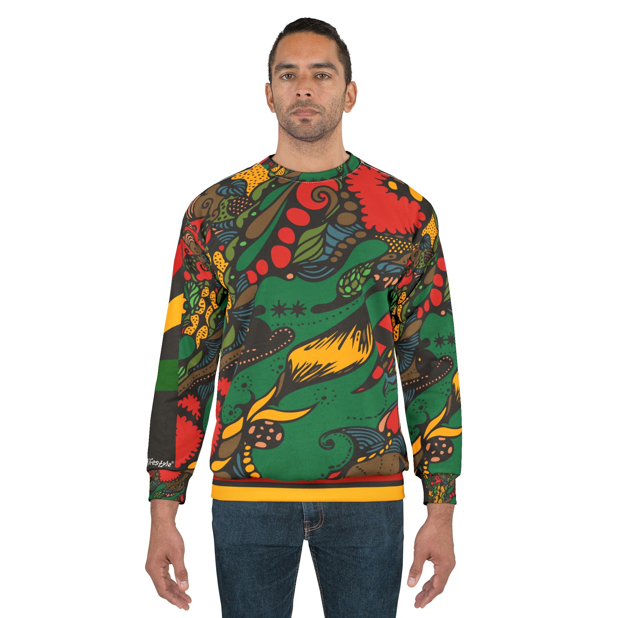 Unisex Sweatshirt (Multi-Art1-AAF)