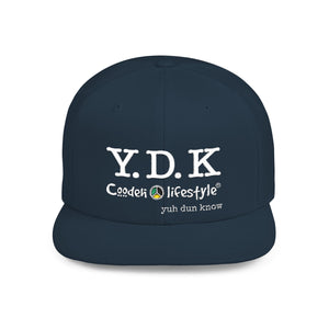 Flat Bill Snapback Hat (Y.D.K.)