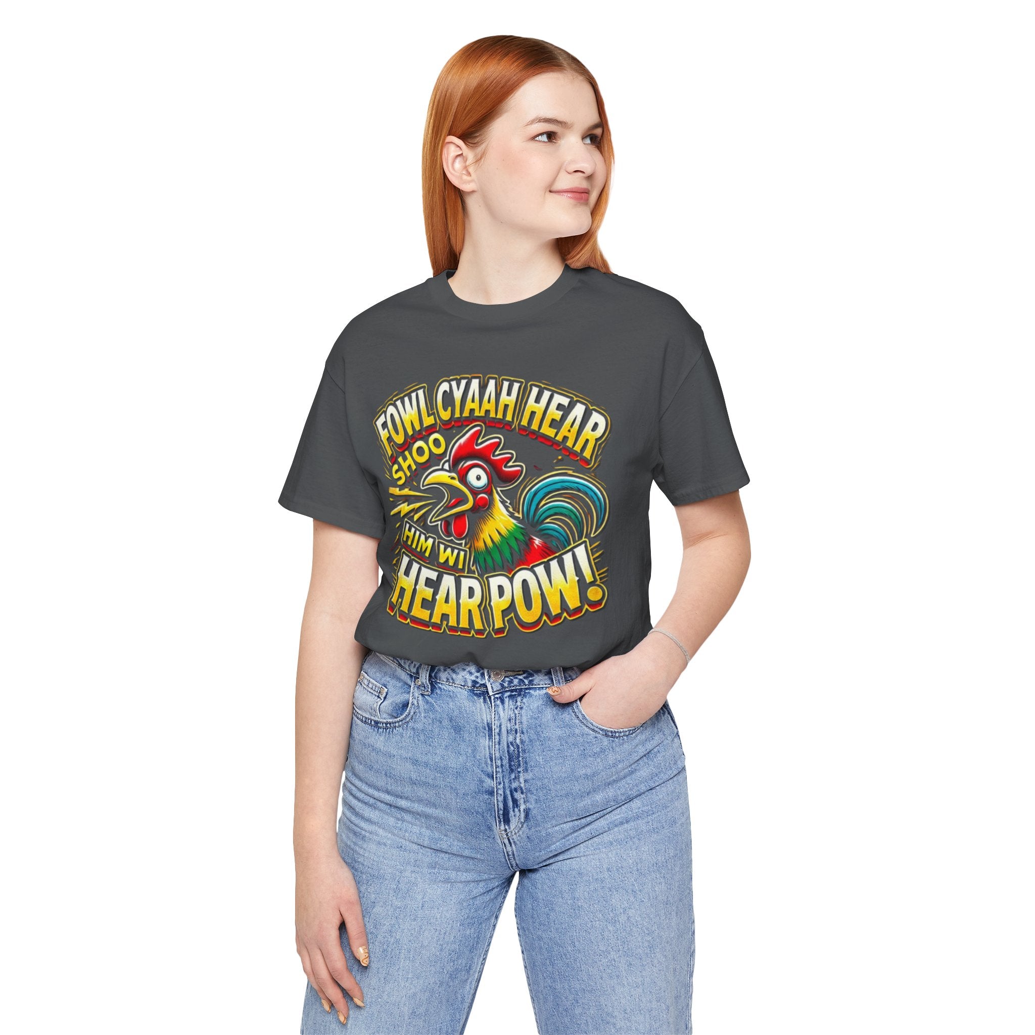 Unisex Jersey Short Sleeve Tee (Fowl-Pow)