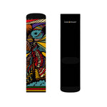 Load image into Gallery viewer, Coodeh Sublime Socks (ART3-BLK)
