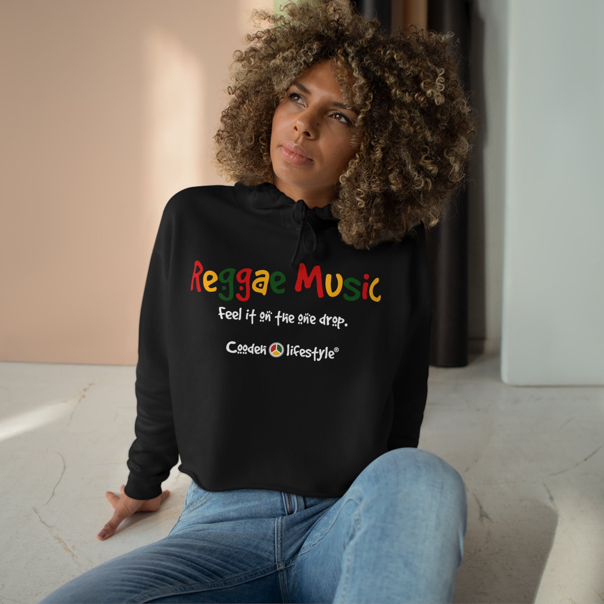 Reggae Crop Hoodie (RM)