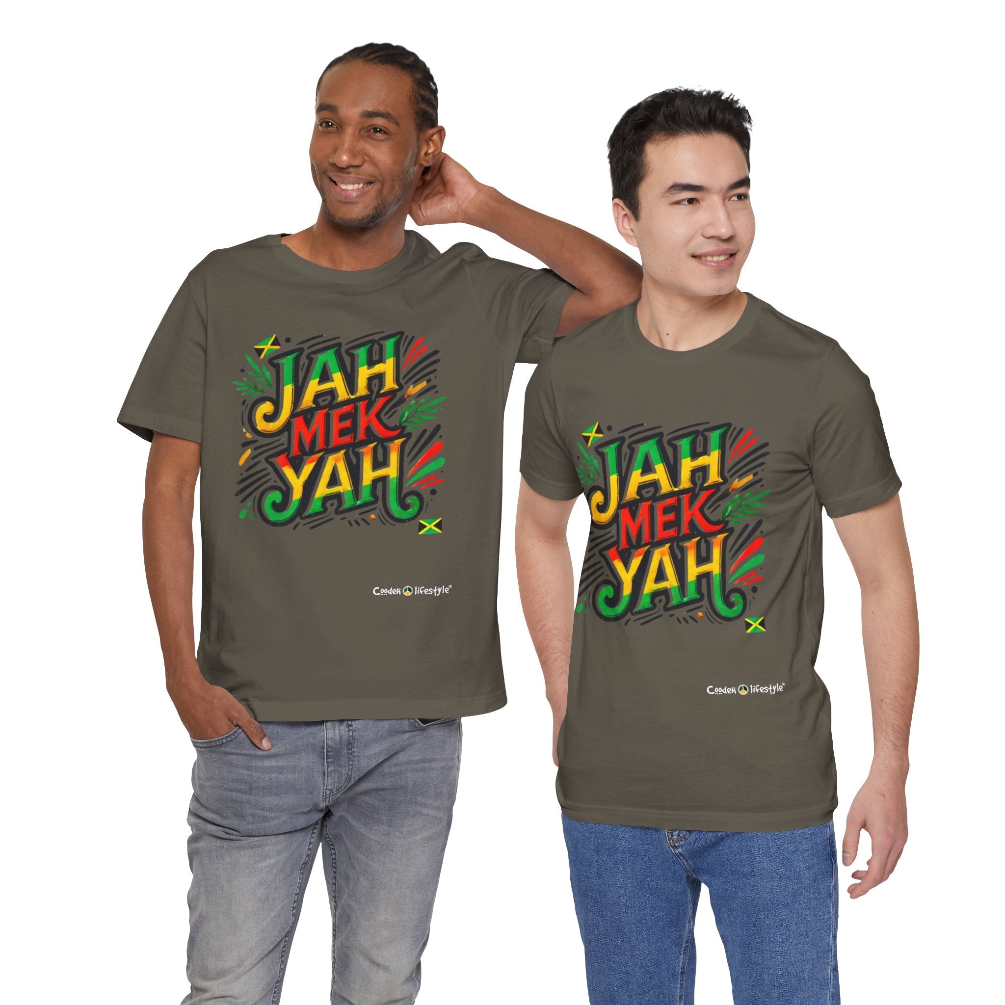 Unisex Jersey Short Sleeve Tee (Jah.Mek.Yah)