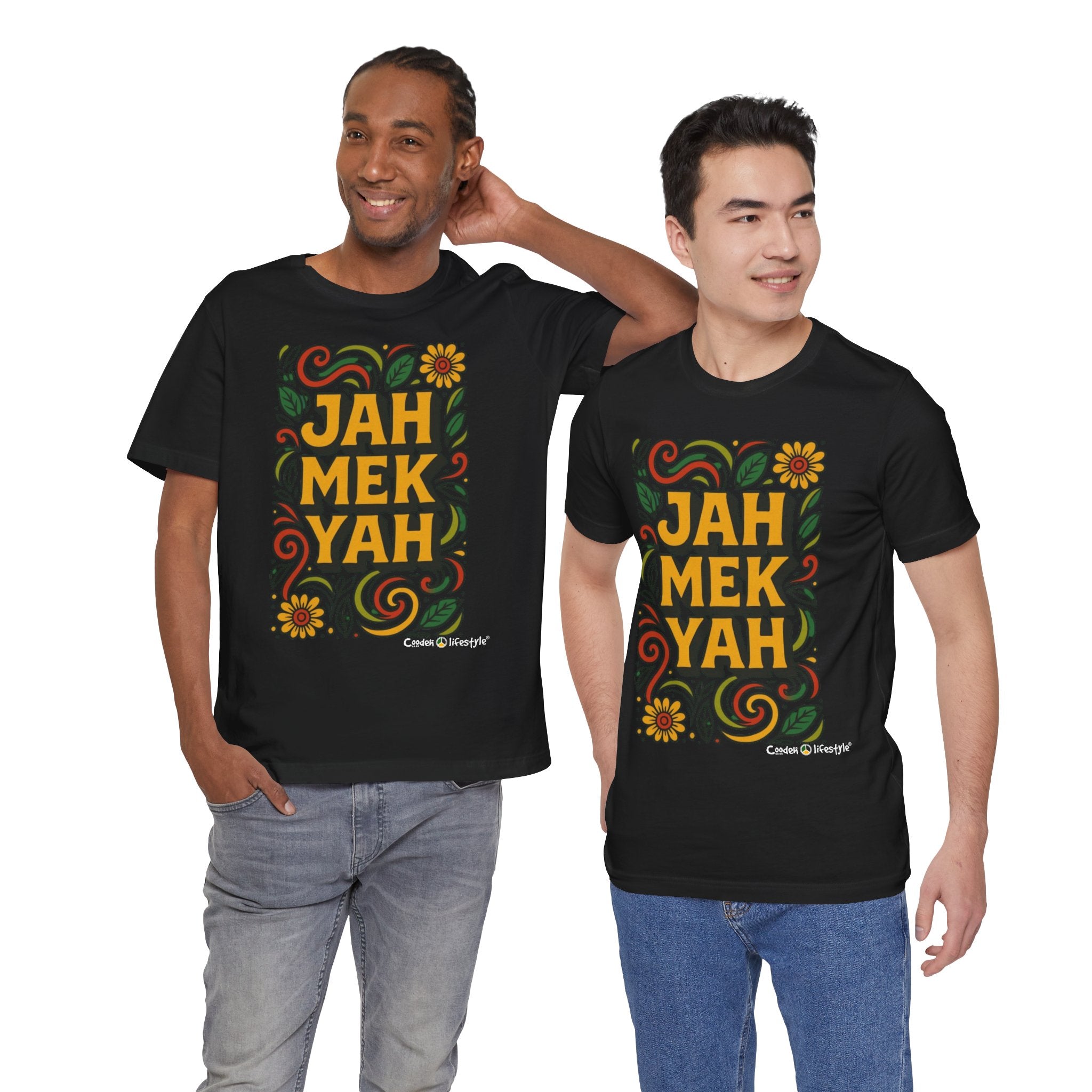 Unisex Jersey Short Sleeve Tee (Jah-Mek-Yah)