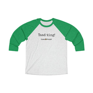 Unisex Tri-Blend 3/4 Raglan Tee (YaadT)