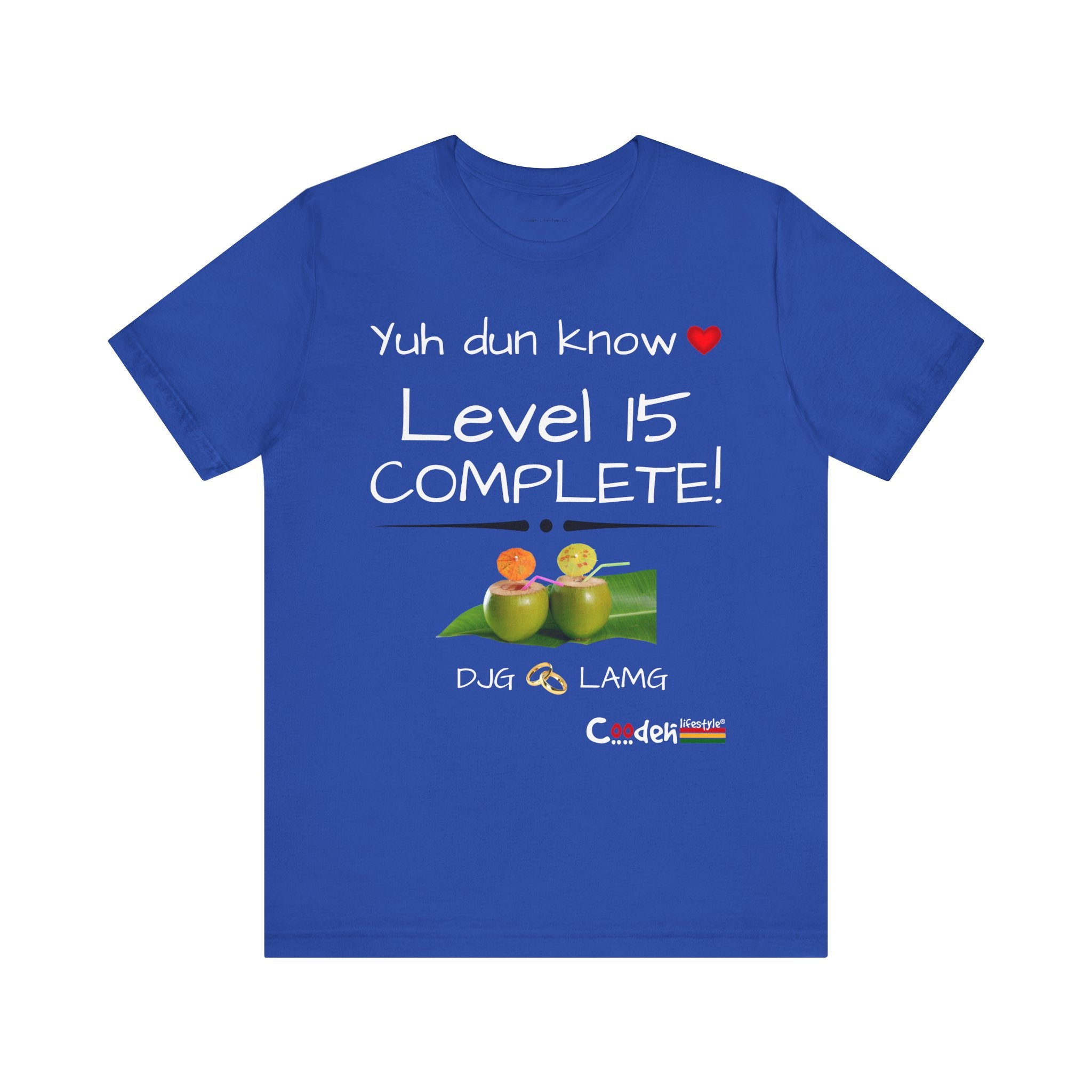 Custom His & Hers Jersey Short Sleeve Tee (Anniv)