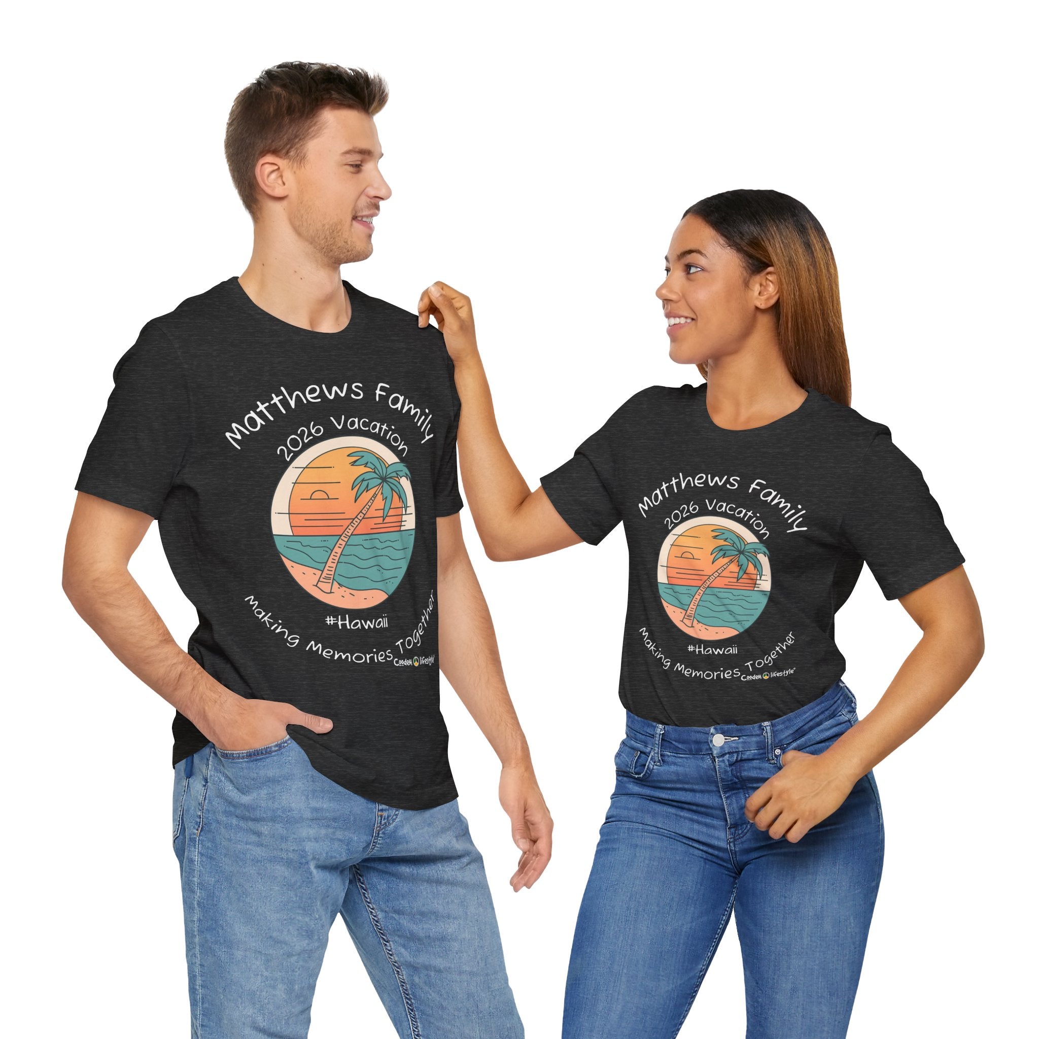 Unisex Jersey Short Sleeve Tee (Family Vacation)