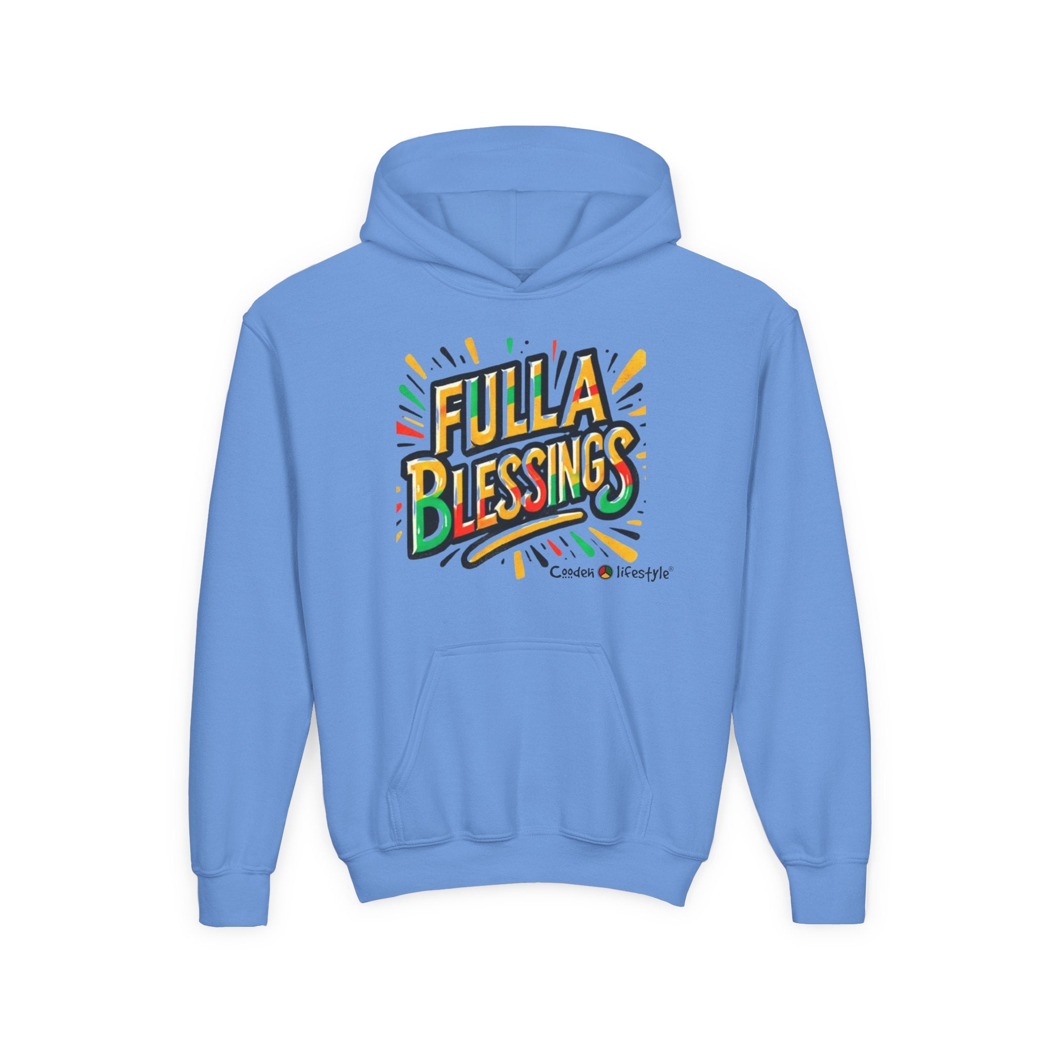 Youth Hooded Sweatshirt (Full-Bless)
