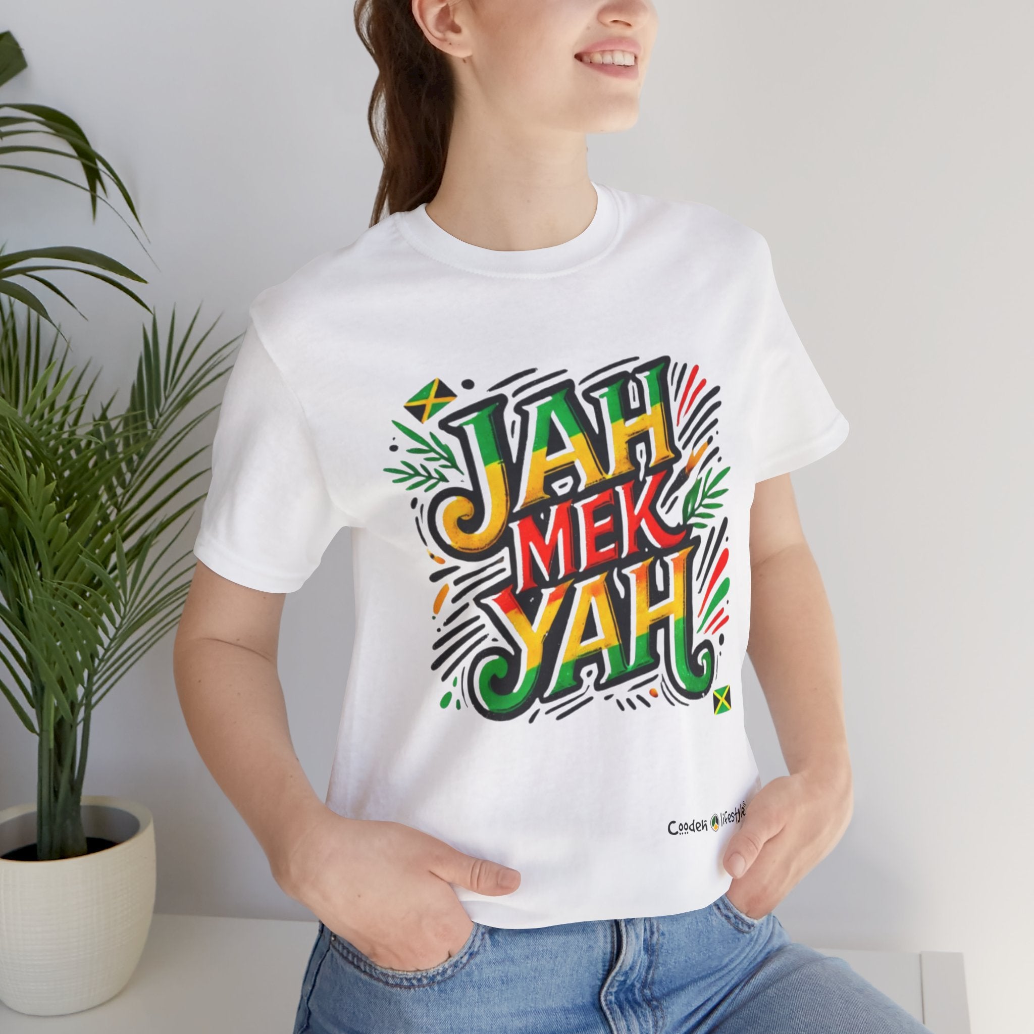 Unisex Jersey Short Sleeve Tee (Jah.Mek.Yah)