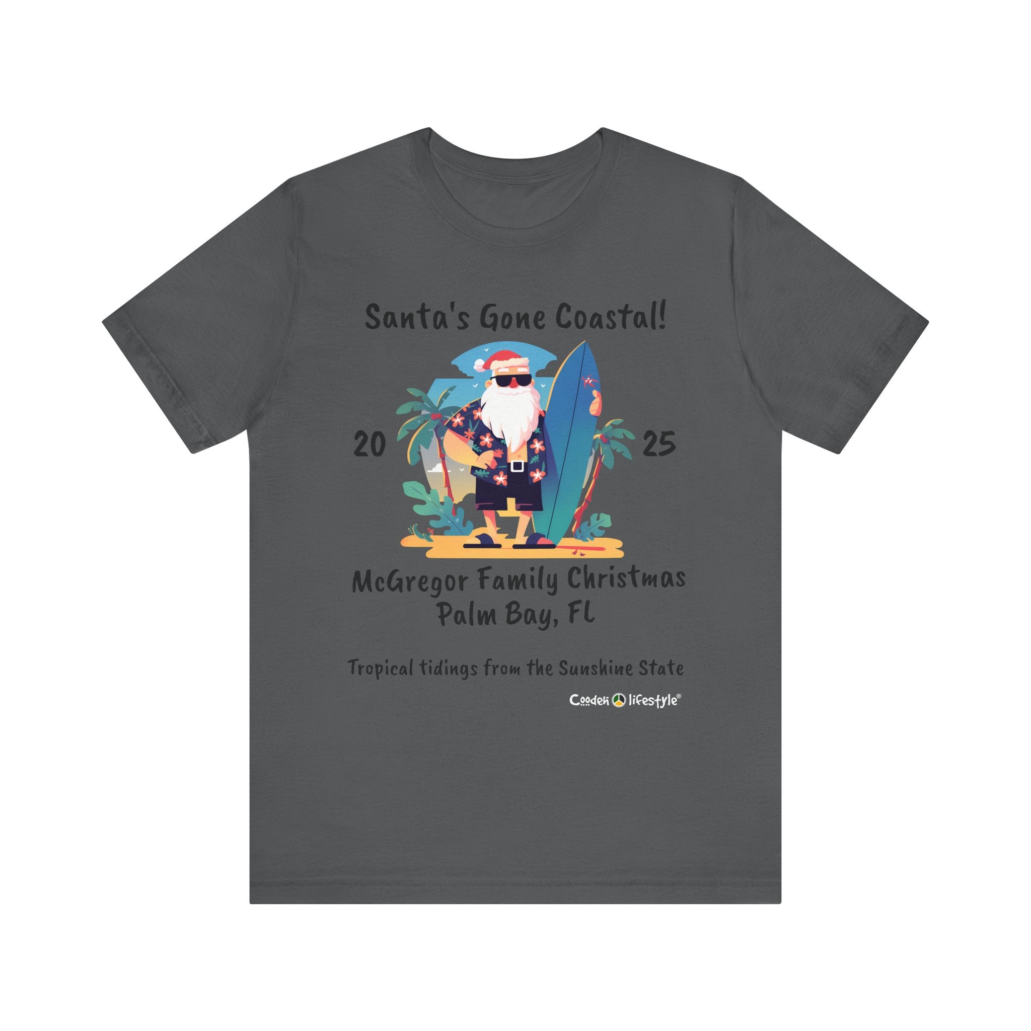 Unisex Jersey Short Sleeve Tee (Christmas-Santa)