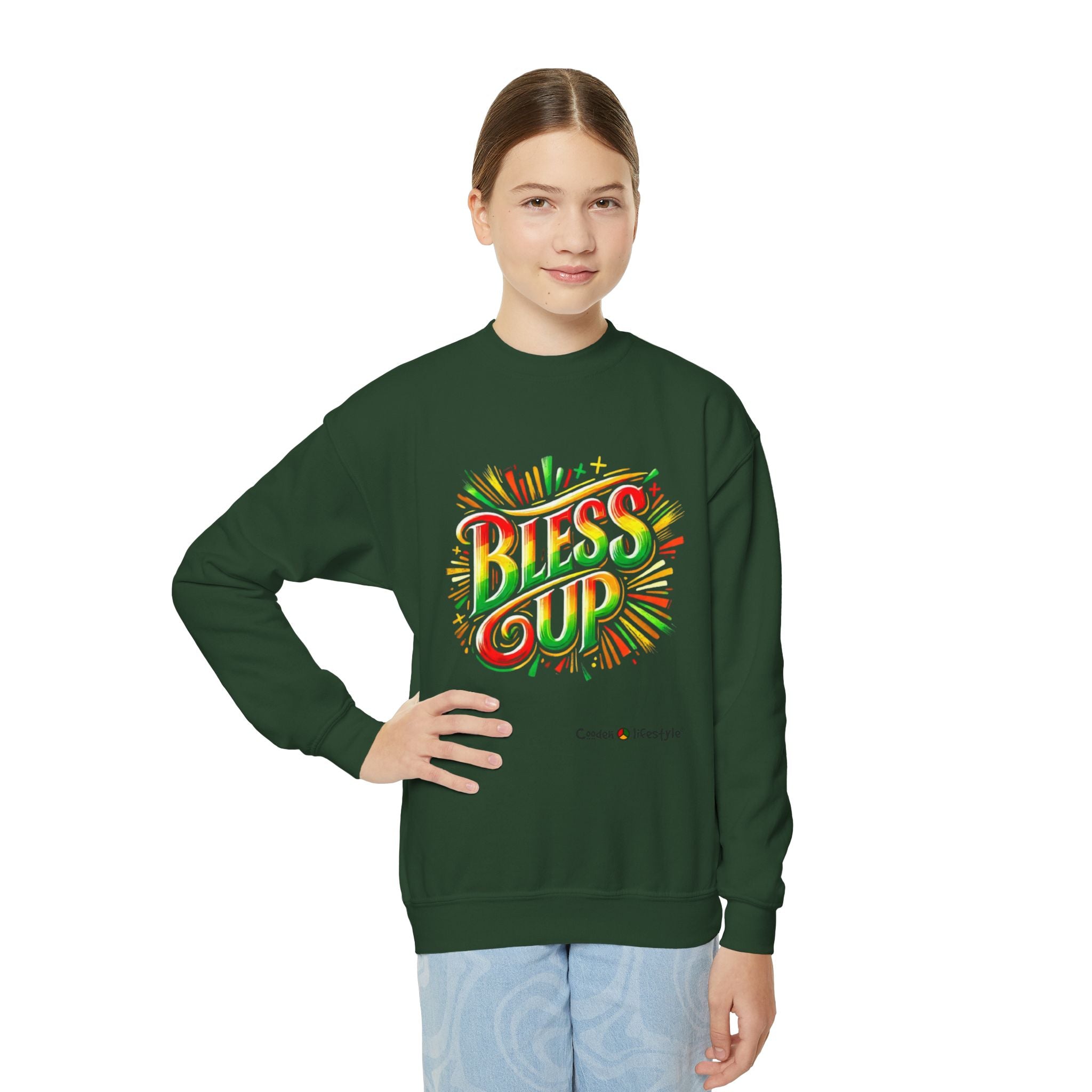 Youth Crewneck Sweatshirt (BlessUp)