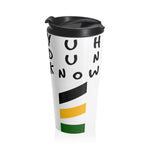 Load image into Gallery viewer, Coodeh Stainless Steel Travel Mug (YuhDunKnow-JAWHT)
