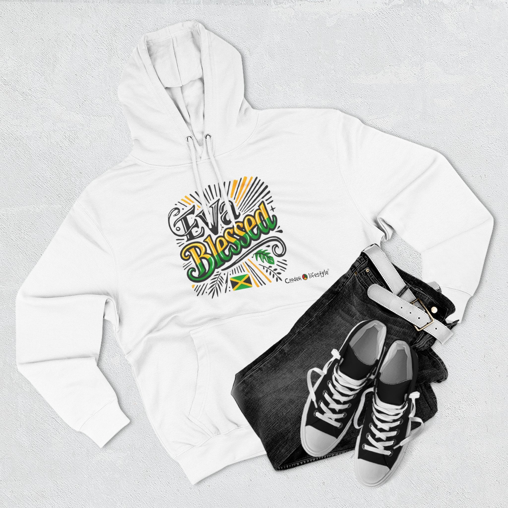 Unisex Premium Pullover Hoodie- Multi-Color (Ev-Blessed)