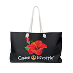 Load image into Gallery viewer, Coodeh Weekender Bag (BIGFLWR-BLK)
