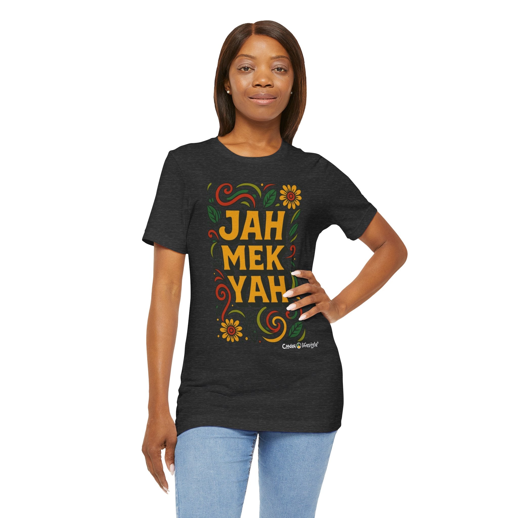Unisex Jersey Short Sleeve Tee (Jah-Mek-Yah)