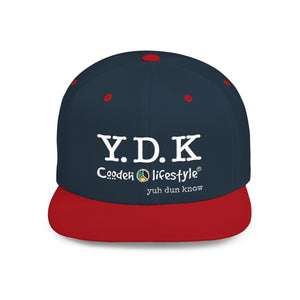 Flat Bill Snapback Hat (Y.D.K.)