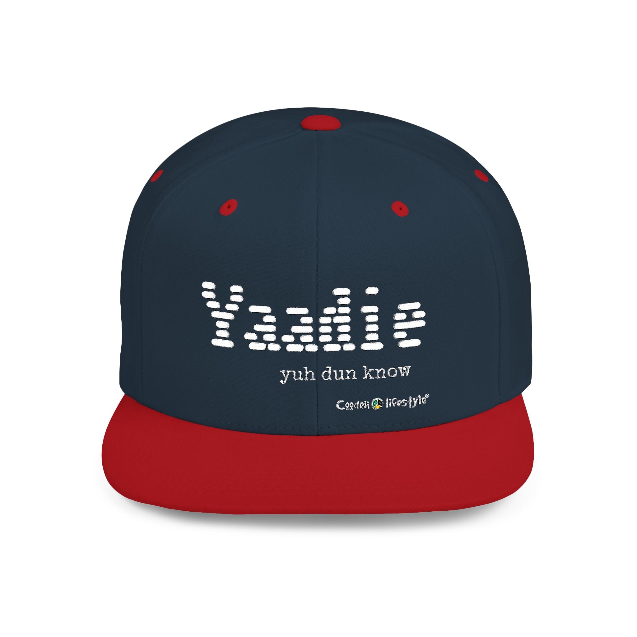 Flat Bill Snapback Hat (Yaadie)