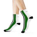 Load image into Gallery viewer, Coodeh Crew Socks (UNIA-WHT)
