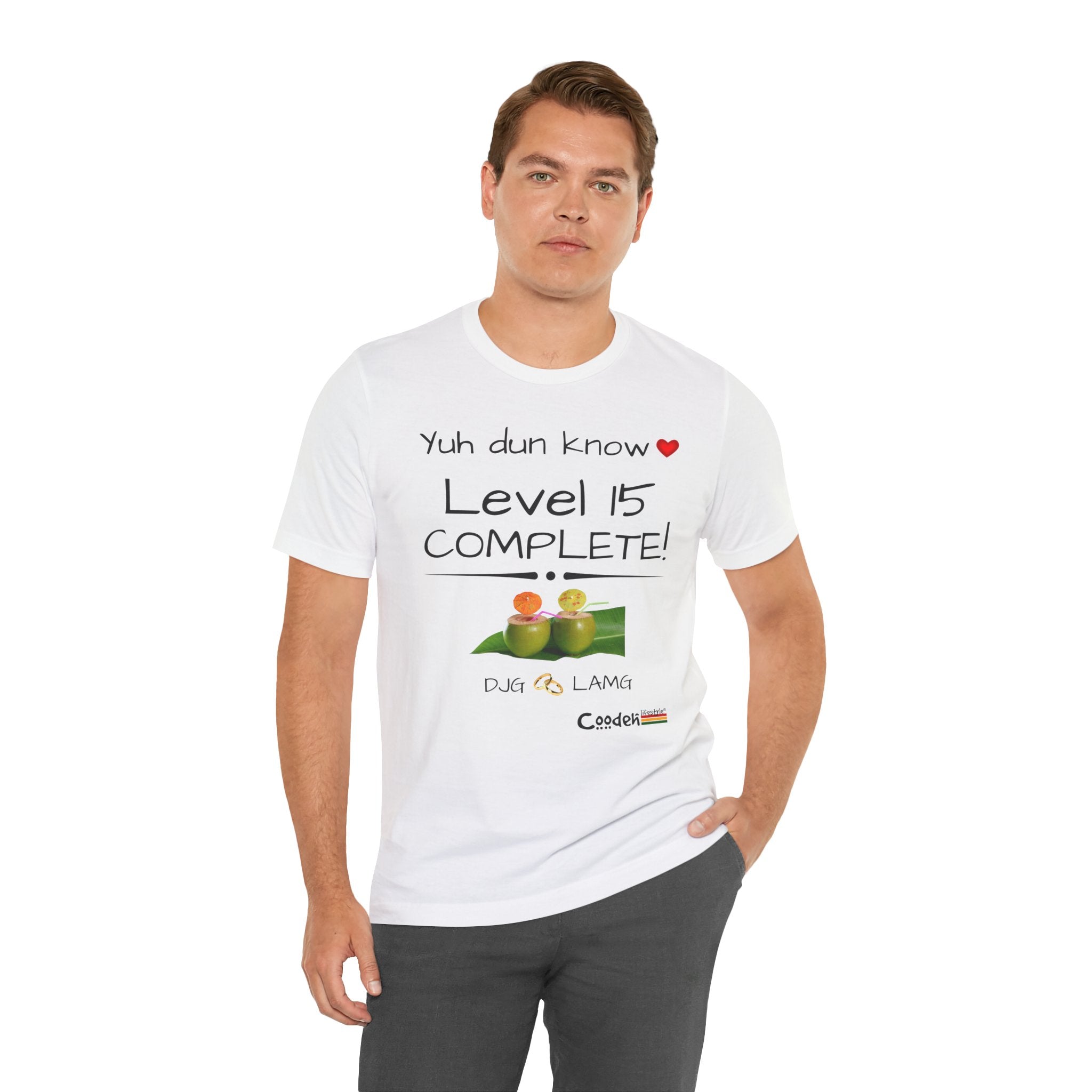 Custom His & Hers Jersey Short Sleeve Tee (Anniv)