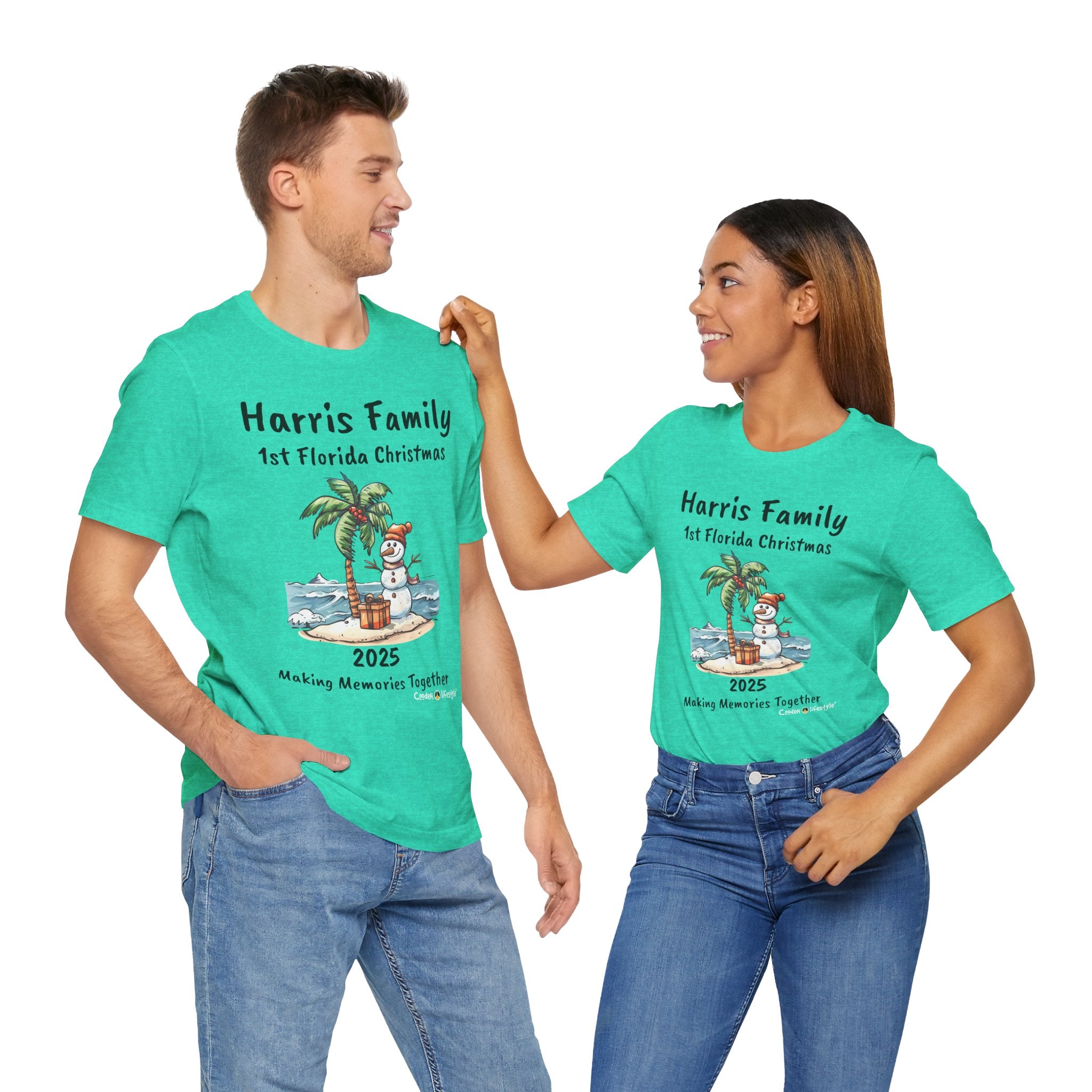 Unisex Jersey Short Sleeve Tee (Family Christmas)