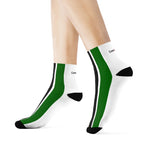 Load image into Gallery viewer, Coodeh Crew Socks (UNIA-WHT)
