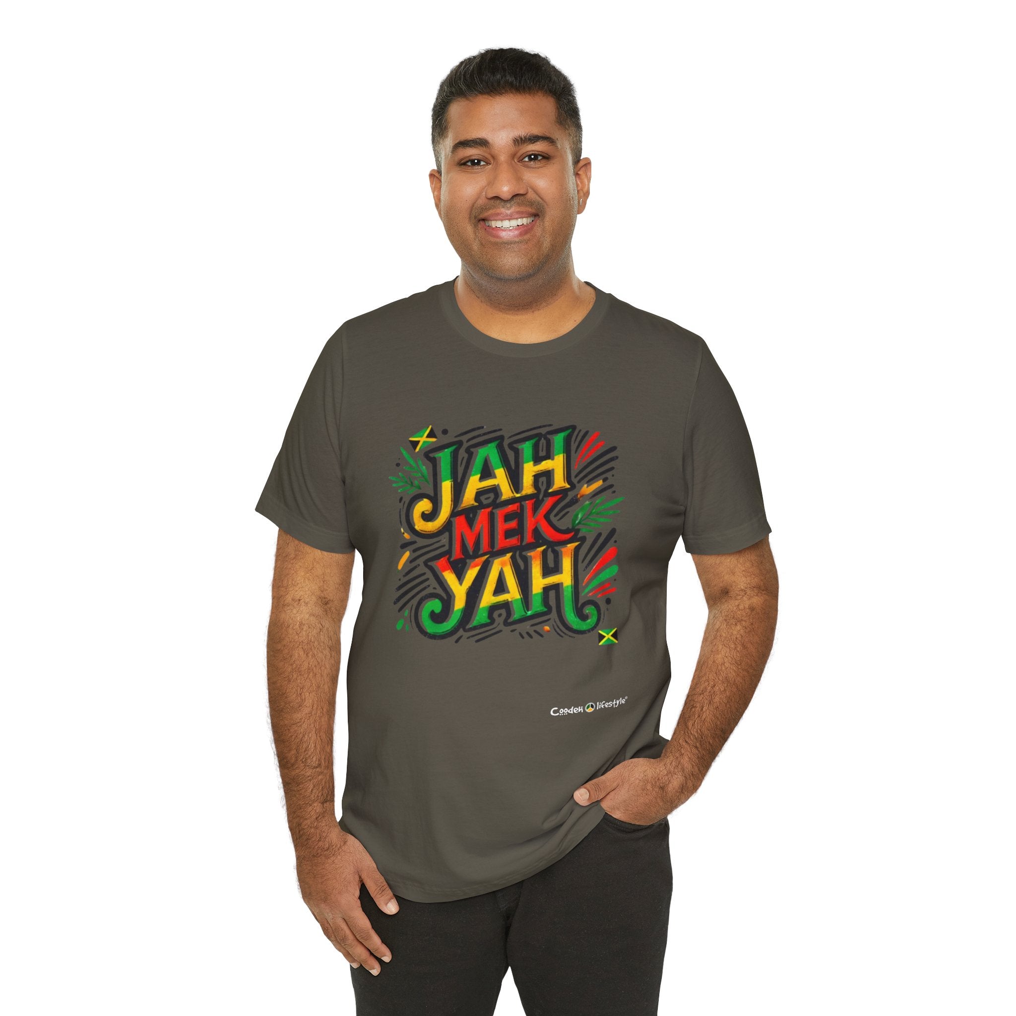 Unisex Jersey Short Sleeve Tee (Jah.Meh.Yah)