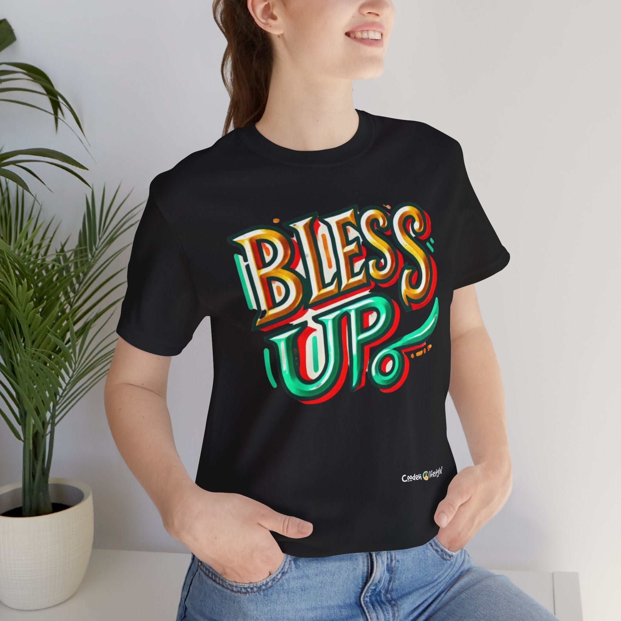 Unisex Jersey Short Sleeve Tee (Bless-Up)