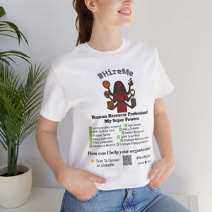 Short Sleeve Conversation Tee (#HireMe)