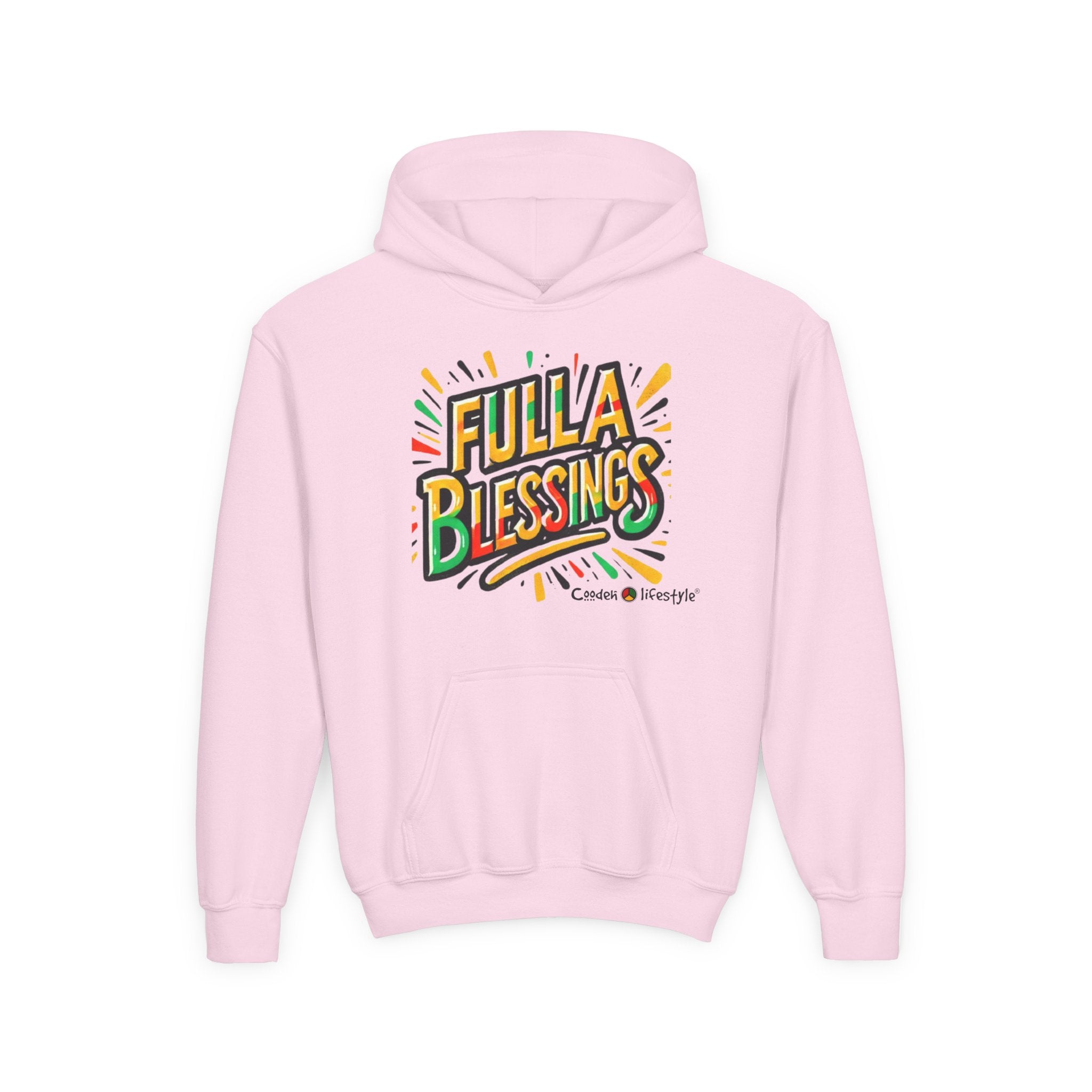 Youth Hooded Sweatshirt (Full-Bless)