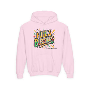 Youth Hooded Sweatshirt (Full-Bless)