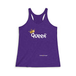 Load image into Gallery viewer, Women&#39;s Tri-Blend Racerback Tank (Queen)
