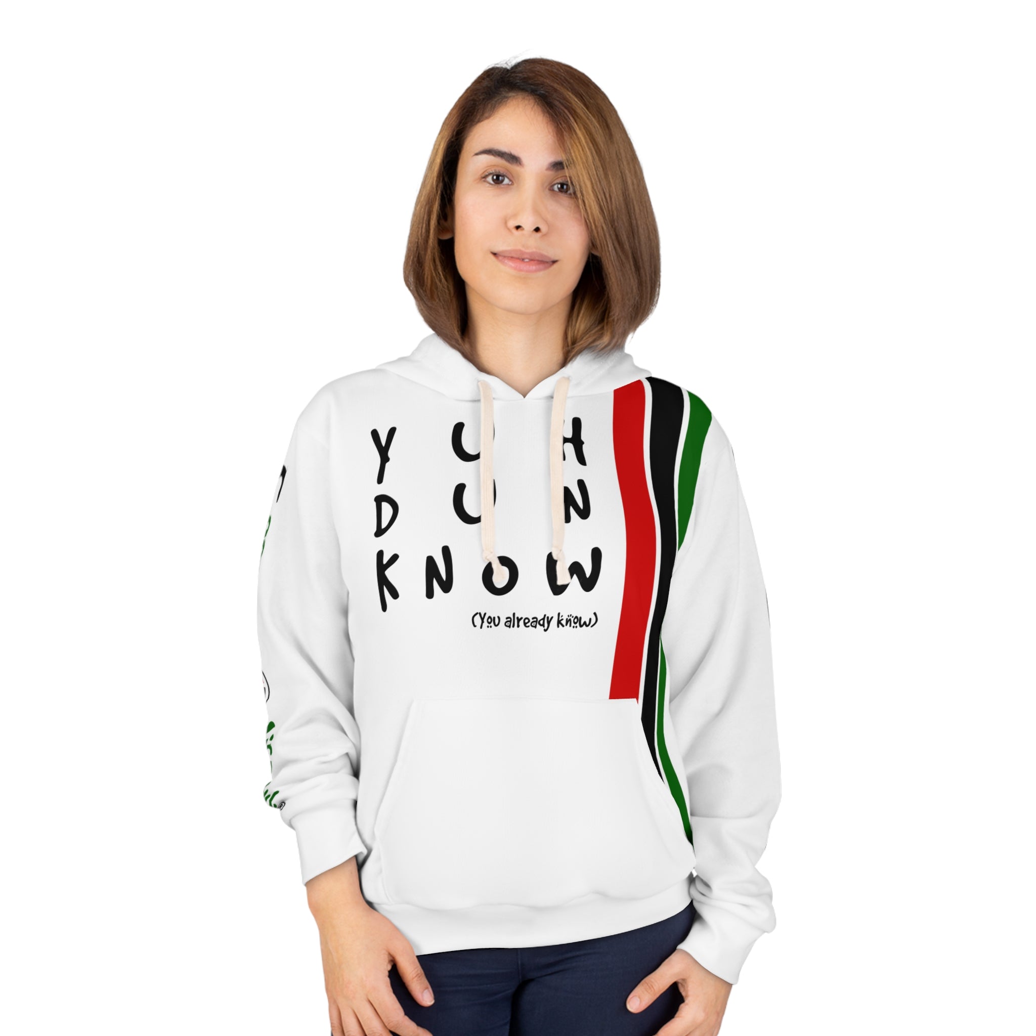 Unisex  Pullover Hoodie (YDK-Garvey-WHTPAN)