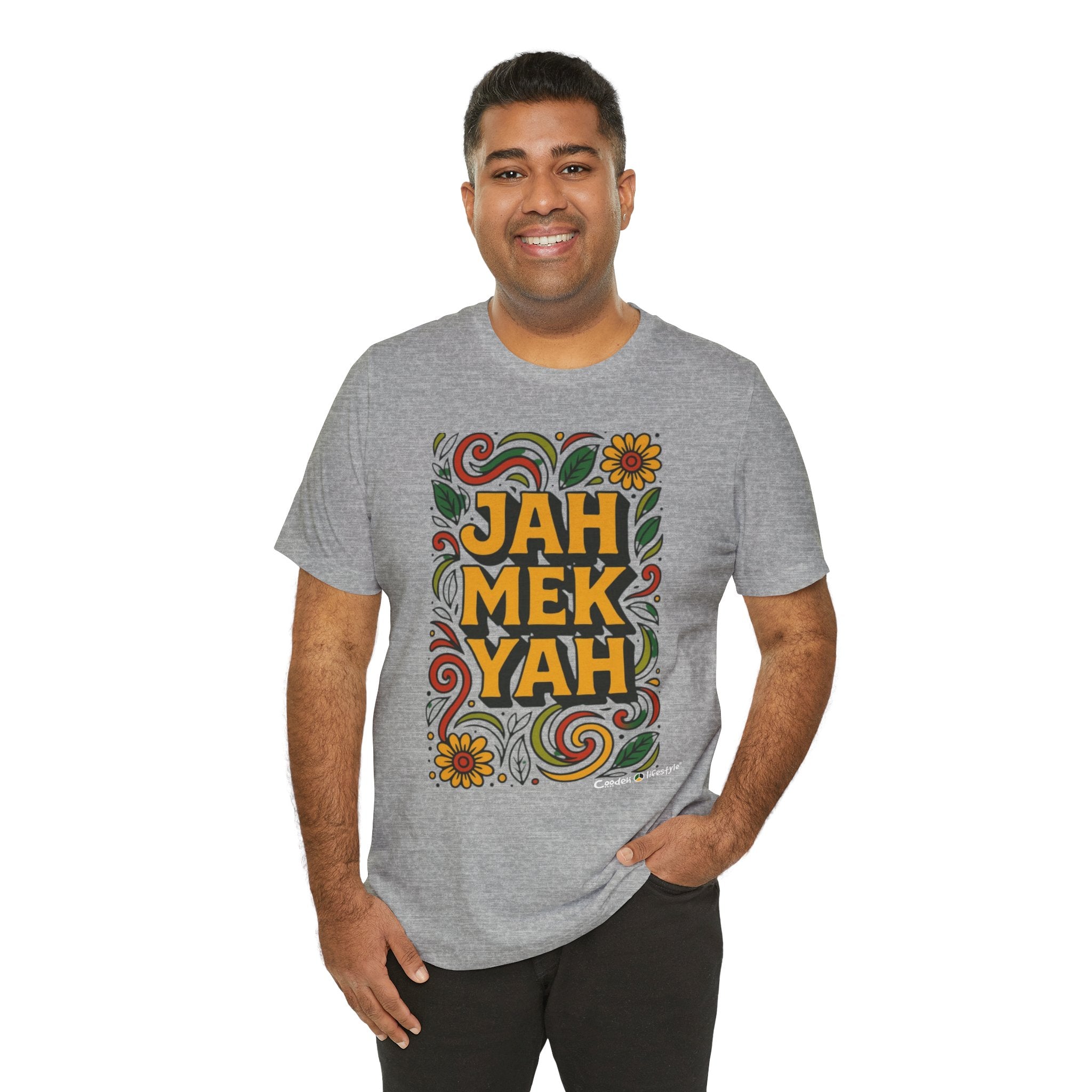 Unisex Jersey Short Sleeve Tee (Jah-Mek-Yah)