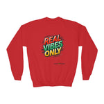 Load image into Gallery viewer, Youth Crewneck Sweatshirt (RealVibes)
