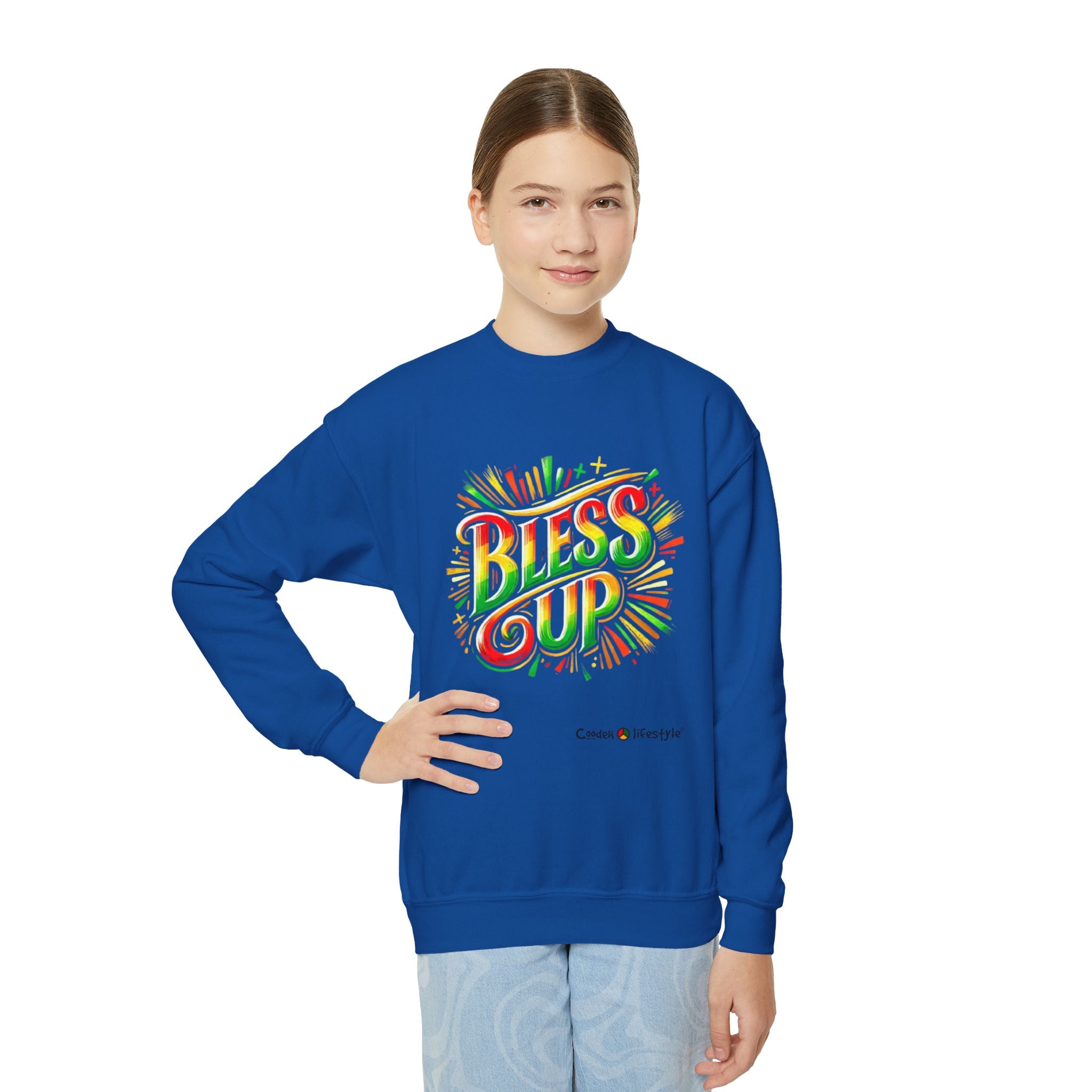 Youth Crewneck Sweatshirt (BlessUp)