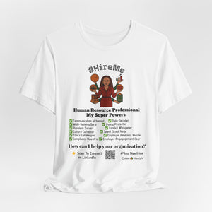 Short Sleeve Conversation Tee (#HireMe-W)