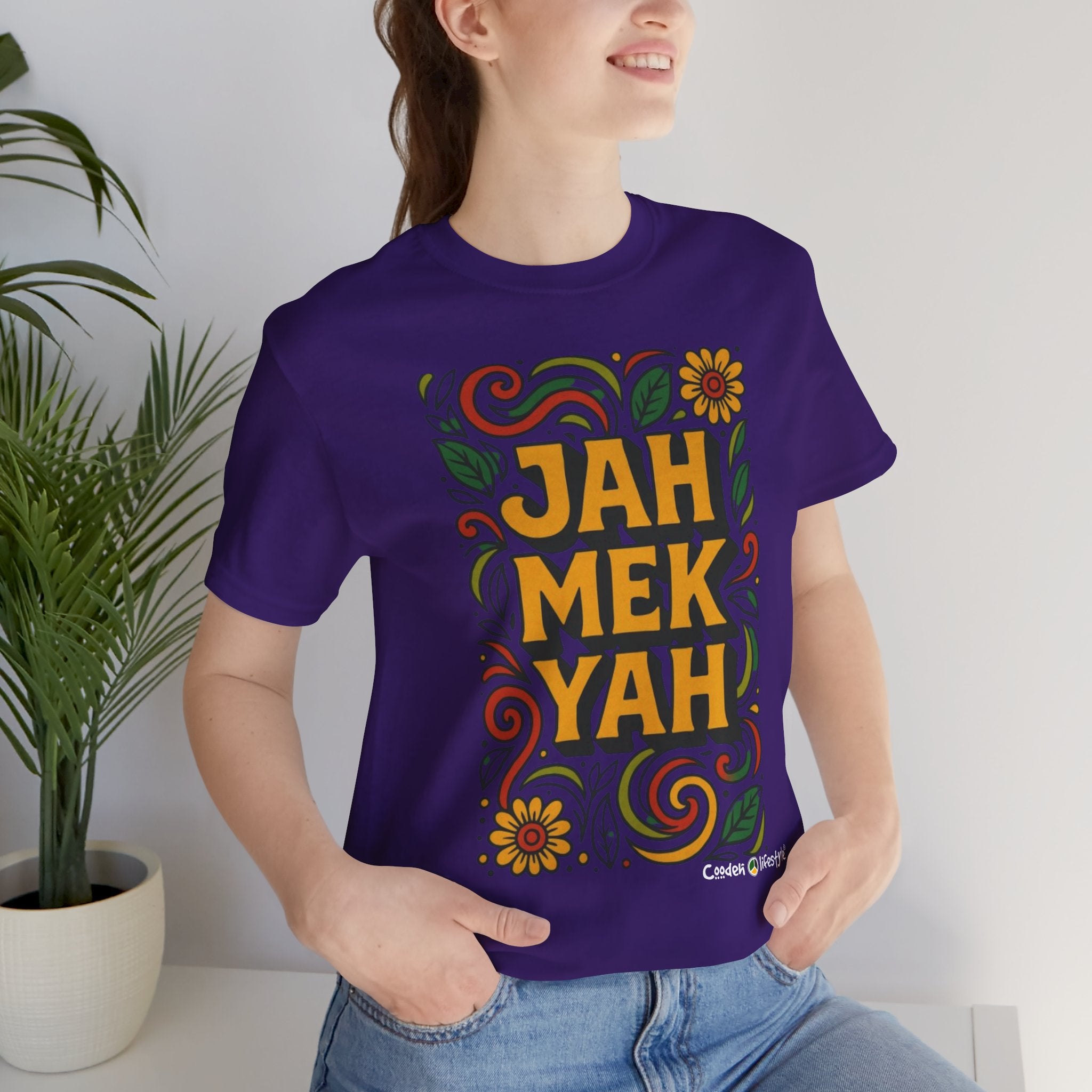 Unisex Jersey Short Sleeve Tee (Jah-Mek-Yah)