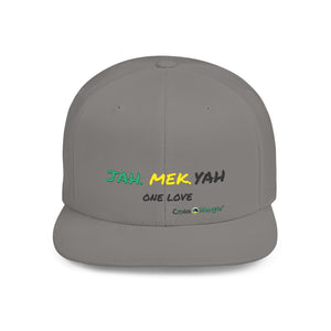 Flat Bill Snapback Hat (JahMekYah)