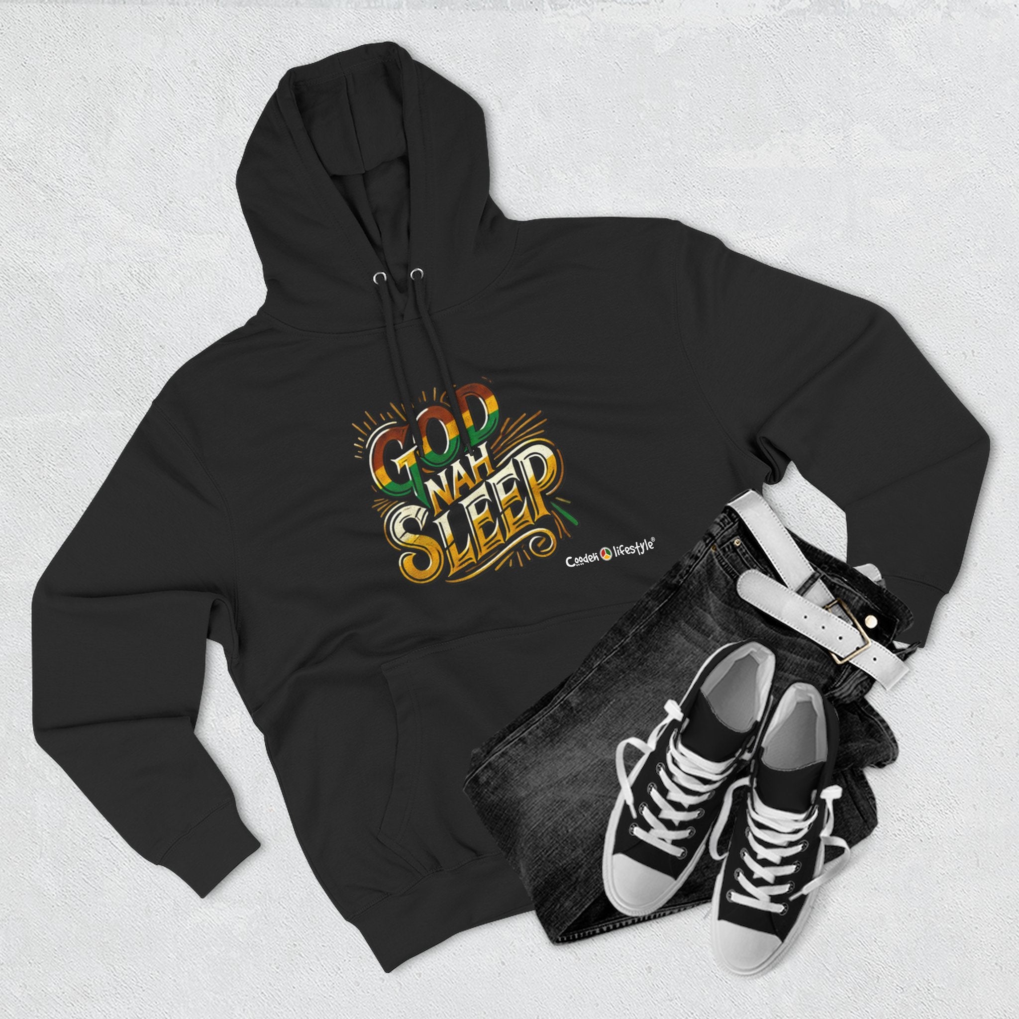 Unisex Premium Pullover Hoodie- Multi-Color (God-Nah)