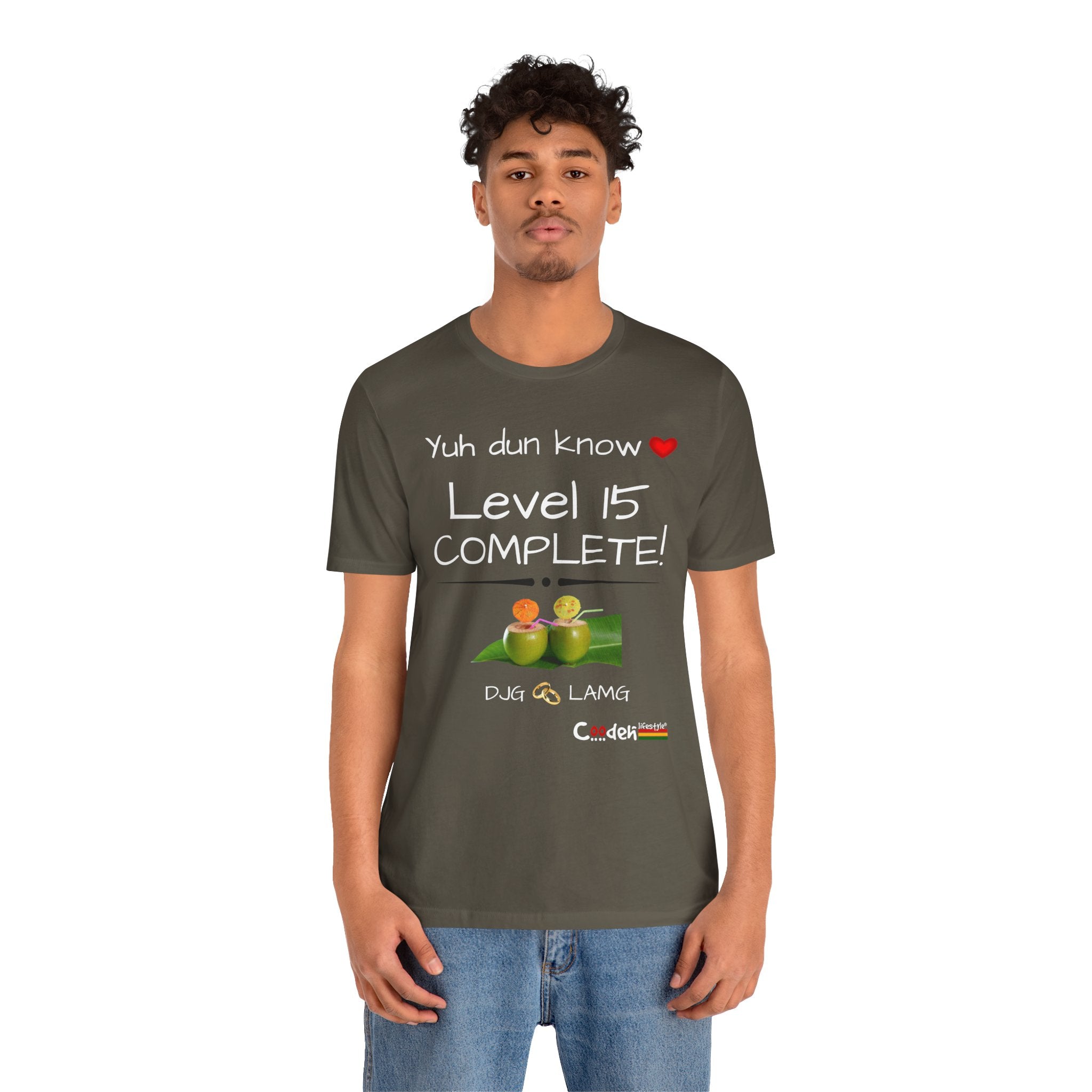 Custom His & Hers Jersey Short Sleeve Tee (Anniv)