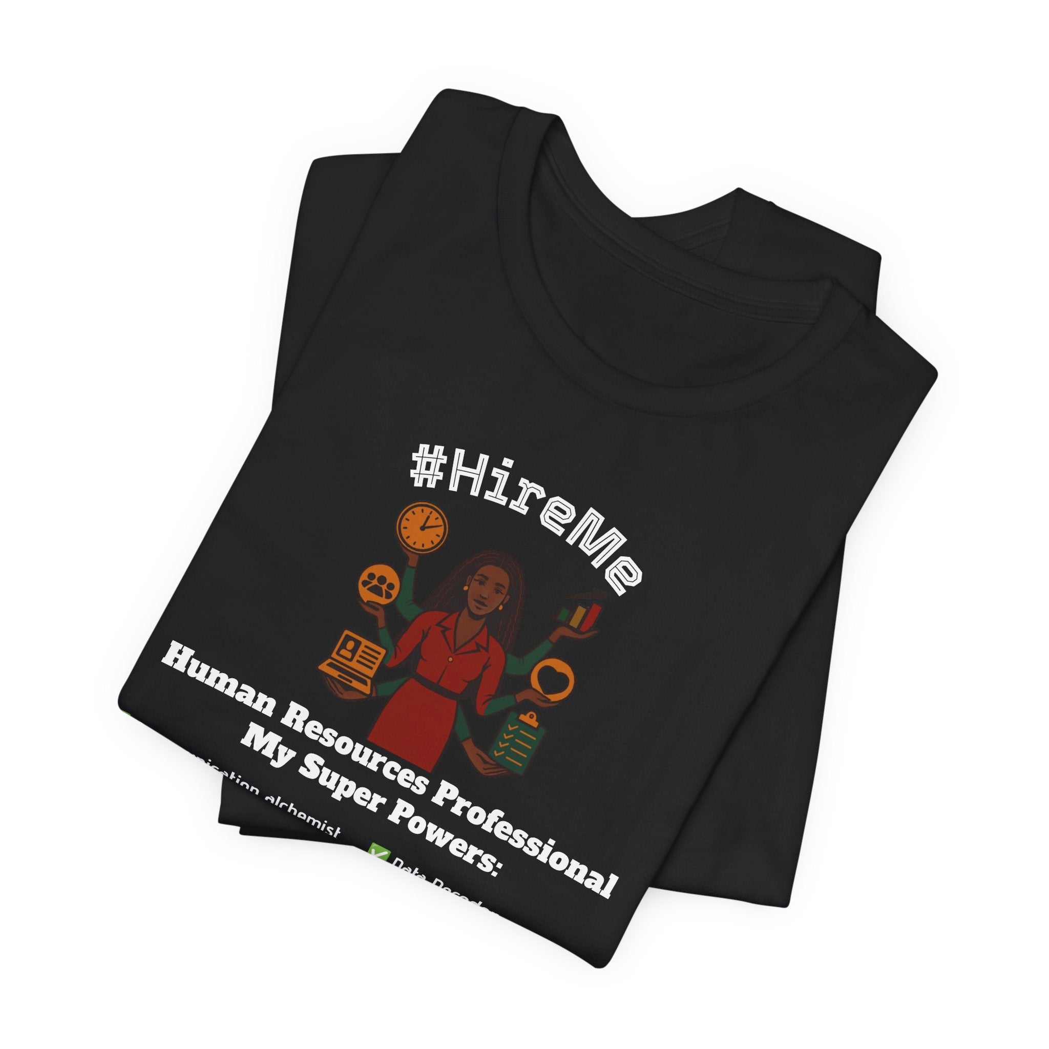 Short Sleeve Conversation Tee (#HireMe)