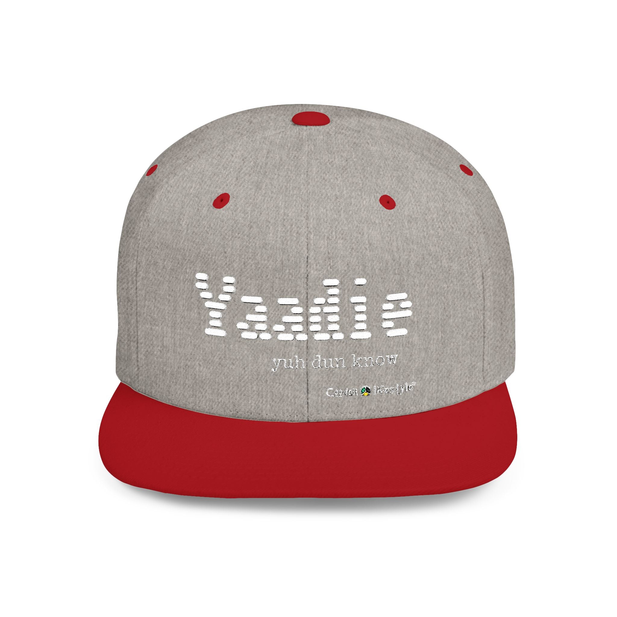Flat Bill Snapback Hat (Yaadie)