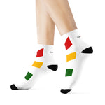 Load image into Gallery viewer, Coodeh Crew Socks (PAN-WHT2)
