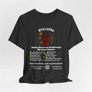 Short Sleeve Conversation Tee (#HireMe)