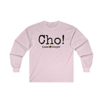 Load image into Gallery viewer, Ultra Cotton Long Sleeve Tee (CHO!)
