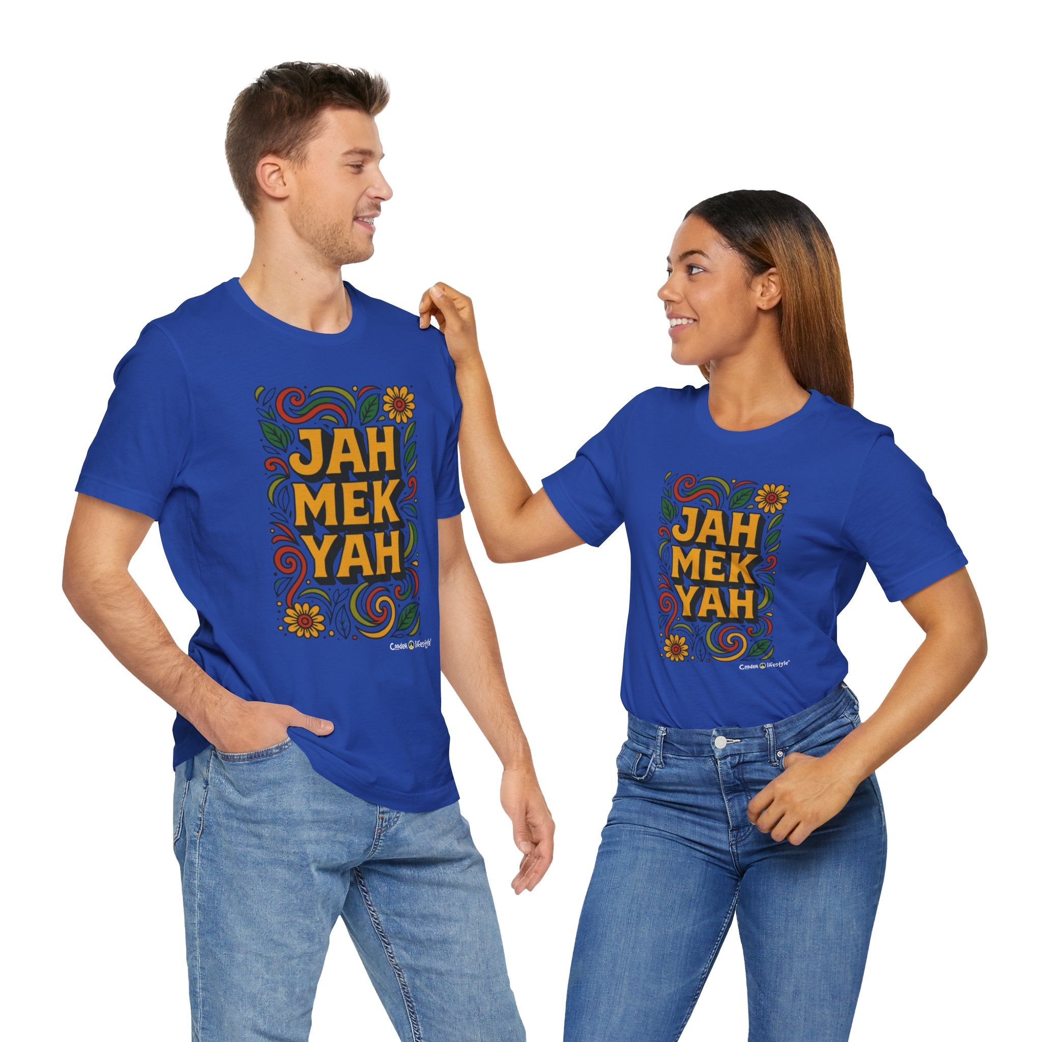Unisex Jersey Short Sleeve Tee (Jah-Mek-Yah)