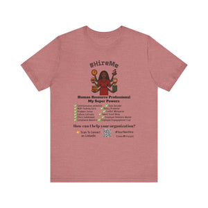 Short Sleeve Conversation Tee (#HireMe)