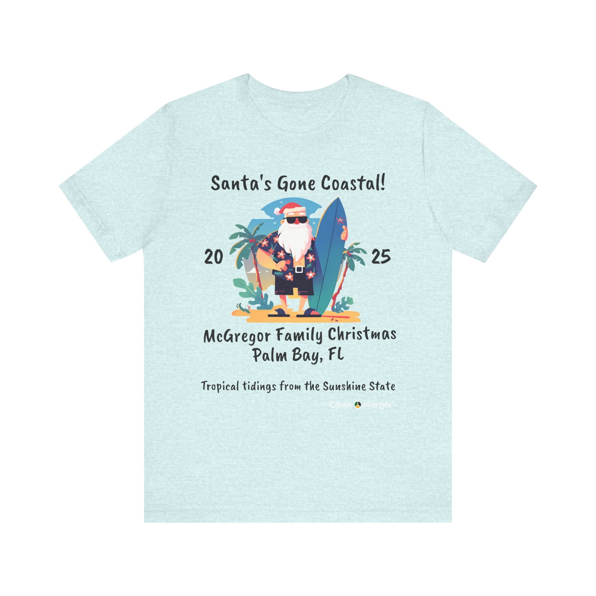 Unisex Jersey Short Sleeve Tee (Christmas-Santa)