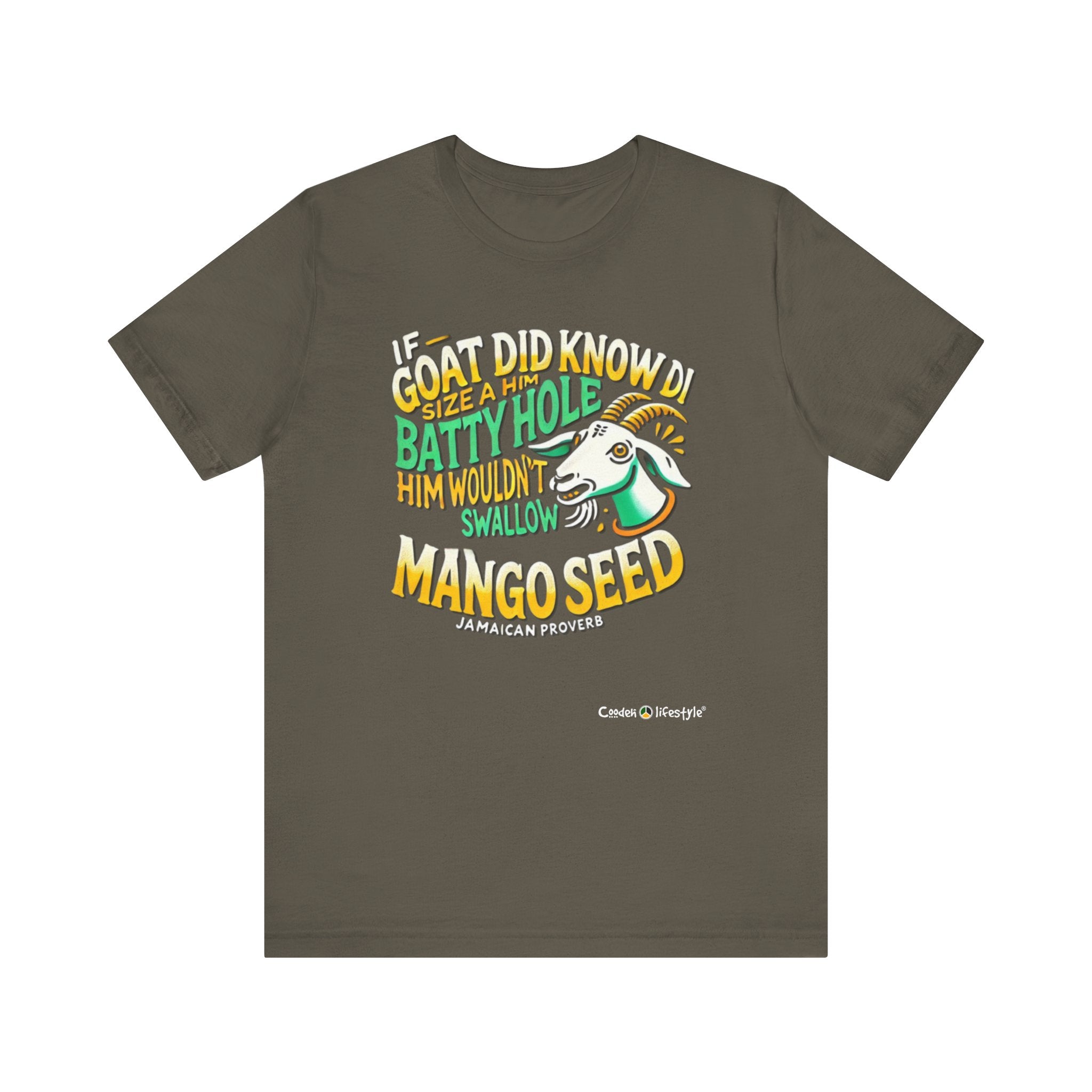 Unisex Jersey Short Sleeve Tee (Goat-Mango)